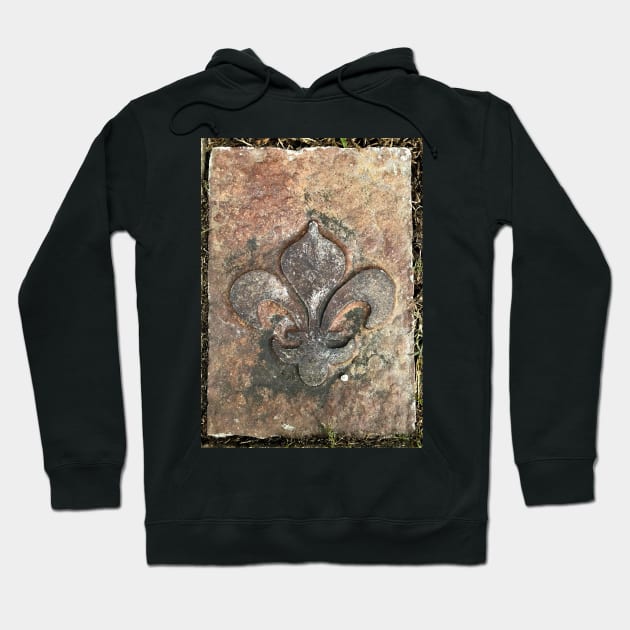 Fleur de Lis adjacent to the sidewalk Hoodie by Steves-Pics